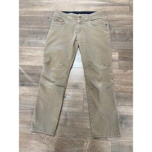 Kuhl Kanvus Klassik Jean Mens 32X30 Chino Khaki Brown Hiking Casual Pant 5114